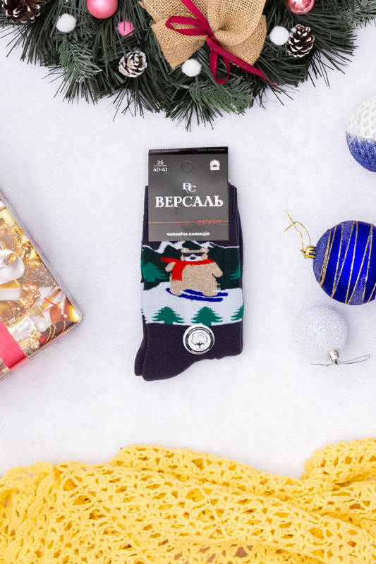 Шкарпетки чоловічі "Новорічні" (зима)